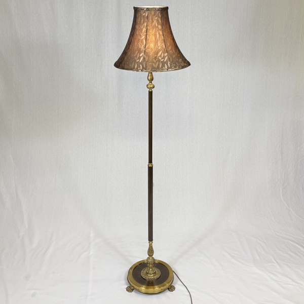 Golvlampa, mässing, 1900-tal.