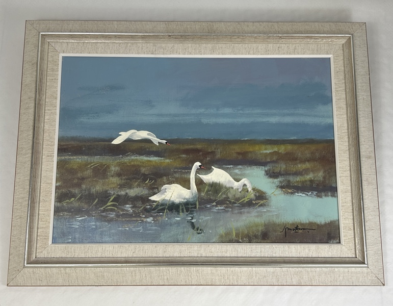 Torbjärn Martinsson. Olja på duk, signerad.