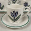 Ulrica Hydman Vallien. Kaffeservisdelar, 21 delar, "Tulpan".