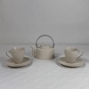 Signe Persson Melin. Kanna och koppar med fat, 5 delar, Design House.