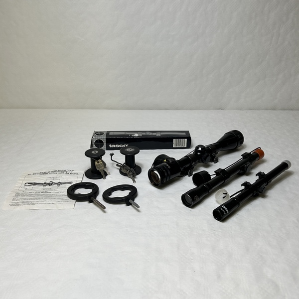 Kikarsikten, 3 st, bla Tasco och Hecar.