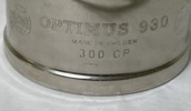 Stormlykta, Optimus 930, 1900-tal.