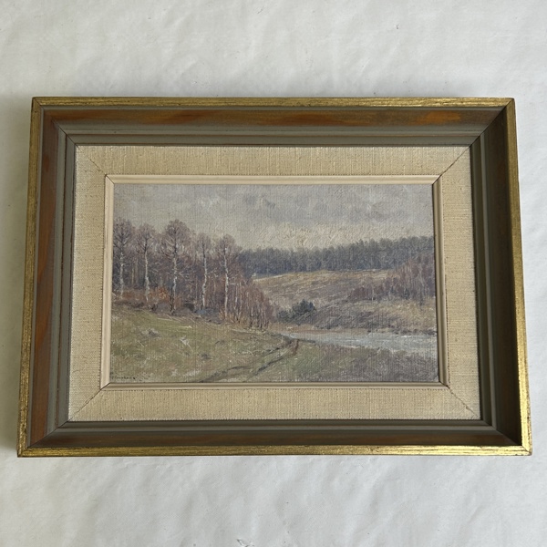 Per Sundberg. Olja på duk, signerad.