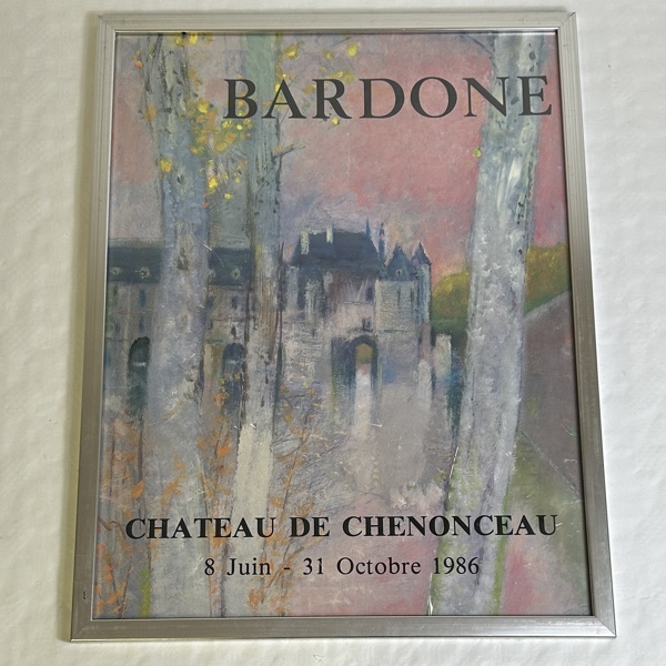 Affisch, "Bardone Chateau De Chenonceau".
