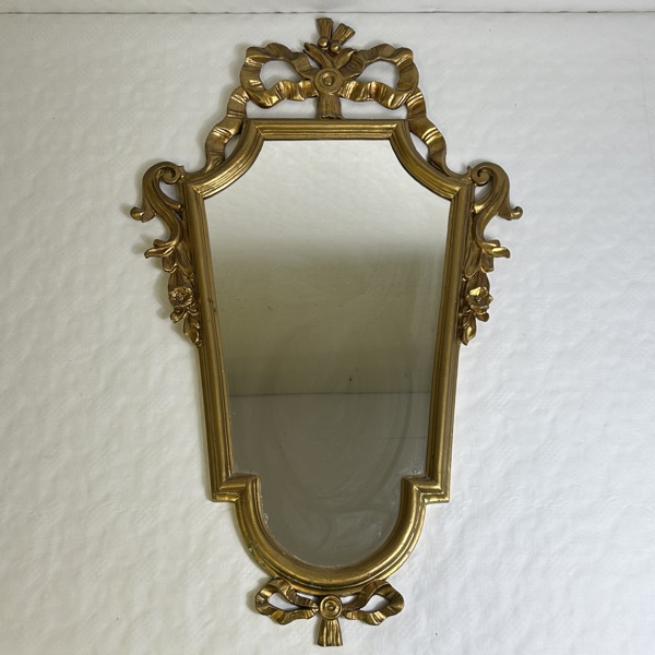 Spegel, förgylld, 1900-tal.