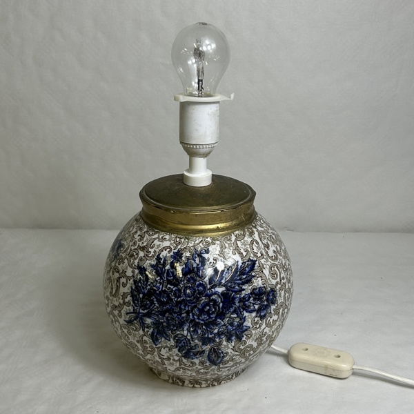 Bordslampa, Rörstrand, 1900-tal.