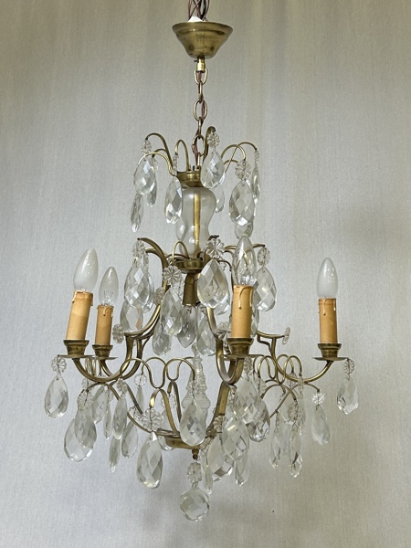 Ljuskrona, rokokostil, 1900-tal.