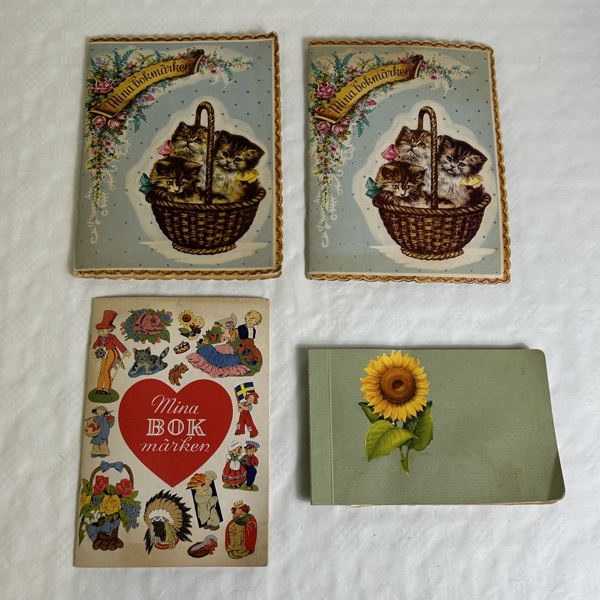 Bokmärksalbum, 4 st.