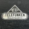 Kristallmottagare, Telefunken, Bauerlaubnis.