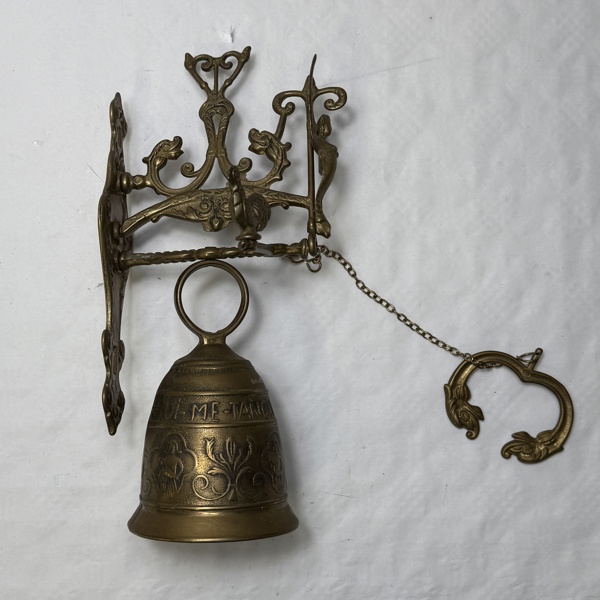 Dörrklocka, mässing, 1900-tal.