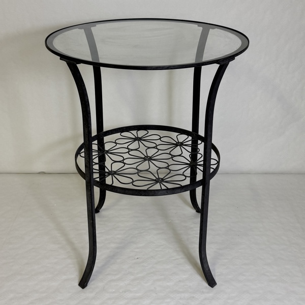 Bord, glas/metall, samtida.