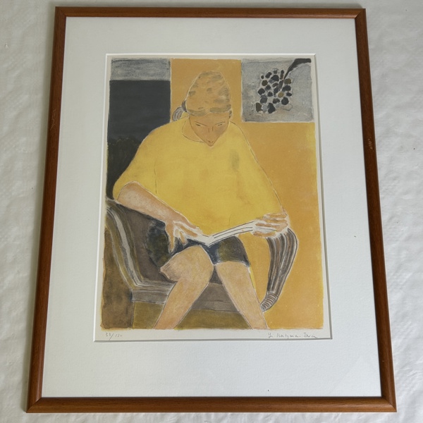 Li Hertzman-Ericson. Färglitografi, signerad och numrerad 33/130.