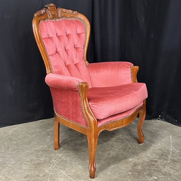 Fåtölj, rokokostil, 1900-tal.