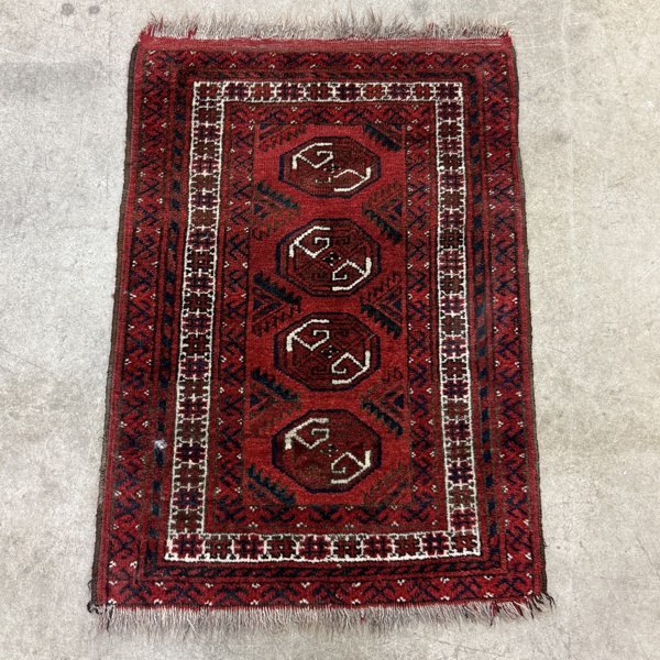 Matta, Afghan, handknuten.