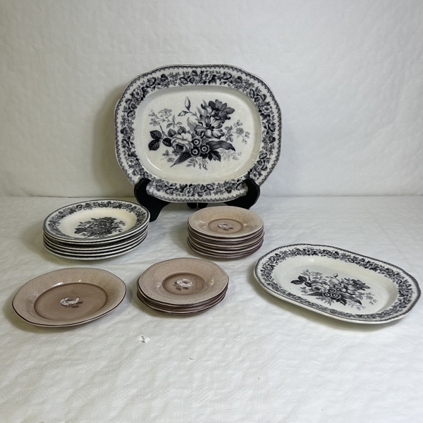 Parti porslin, 21 delar.