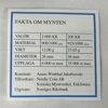 Guldmynt, 21,6k guld, 2000 kr, Stockholms Slott 250 år.