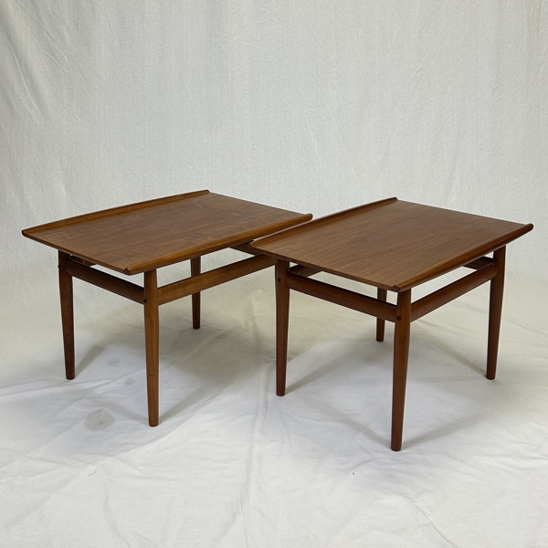 Grete Jalk. Soffbord, ett par, teak, Glostrup Möbelfabrik Denmark 1950/60-tal.