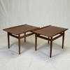 Grete Jalk. Soffbord, ett par, teak, Glostrup Möbelfabrik Denmark 1950/60-tal.
