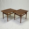 Grete Jalk. Soffbord, ett par, teak, Glostrup Möbelfabrik Denmark 1950/60-tal.