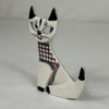Figurin, katt, keramik, Dorothy Clough, Upsala Ekeby