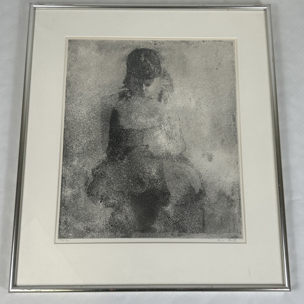 Louis Bastin. Litografi, signerad och numrerad 306/310.