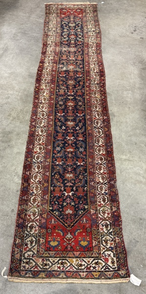 Gallerimatta, handknuten, orientalisk.