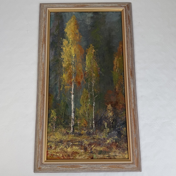 John Sköld. Olja på pannå, signerad och daterad.