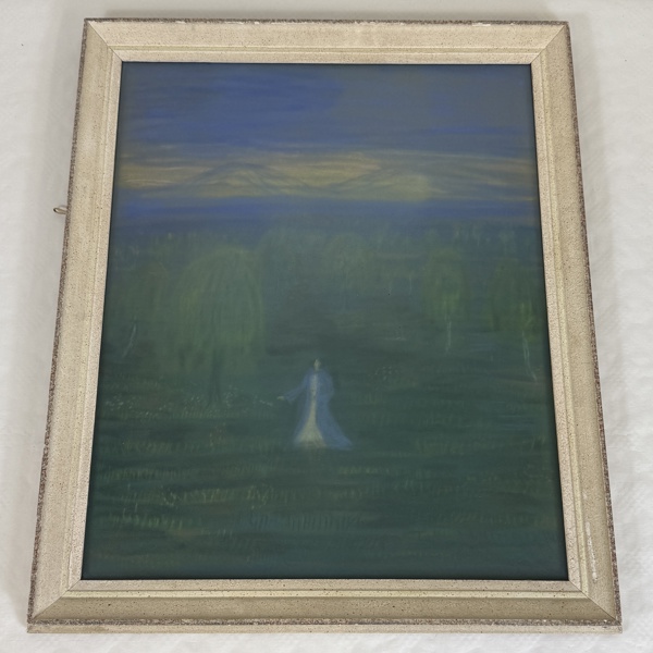 Oidentifierad konstnär. Krita, "Jesus på ängen".