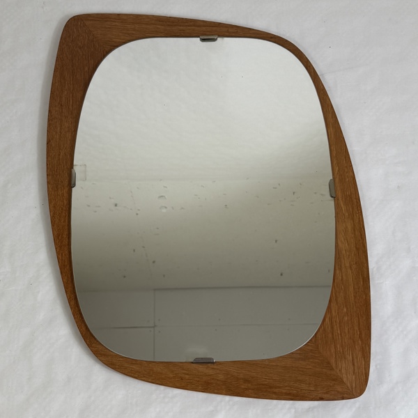 Spegel, teak, 1950/60-tal.