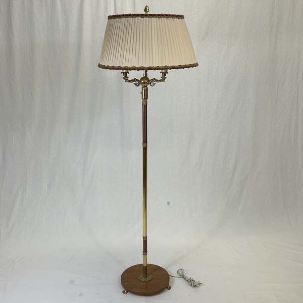 Golvlampa, mässing, empire stil, 1900-tal.