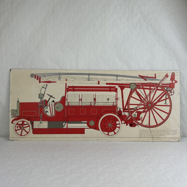 Anders Österlin. Affisch, Brandbil.