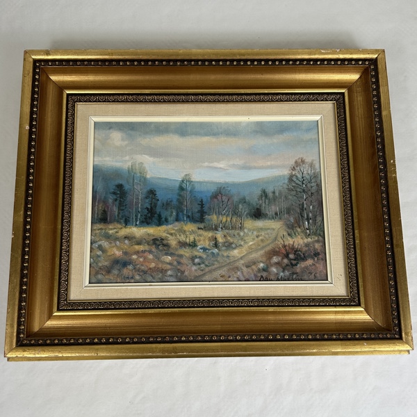 Dan Martin. Olja på duk, signerad och daterad.