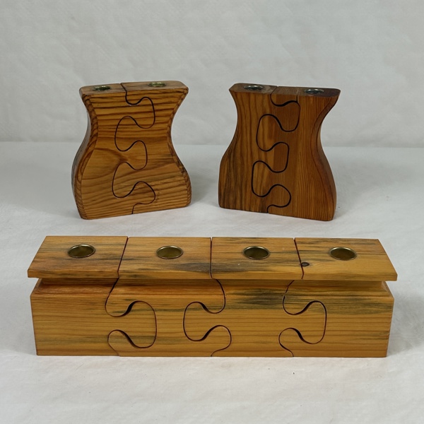 Ljusstakar, 3st, Göran Slöjden.