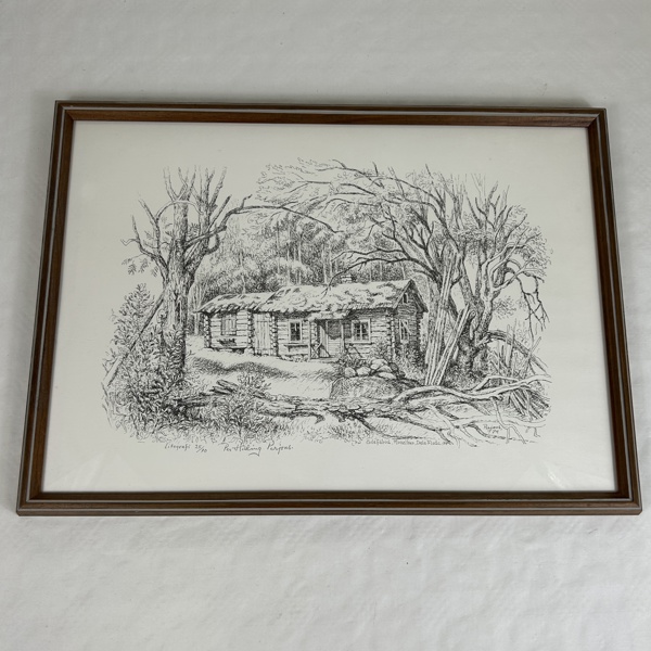 Per-Hilding Perjons. Litografi, signerad och numrerad 25/70.