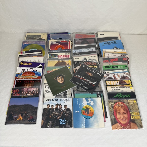 Parti singelskivor, bla Fleetwood Mac.