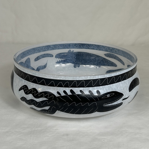 Ulrica Hydman-Vallien. Skål, "Caramba", glas.