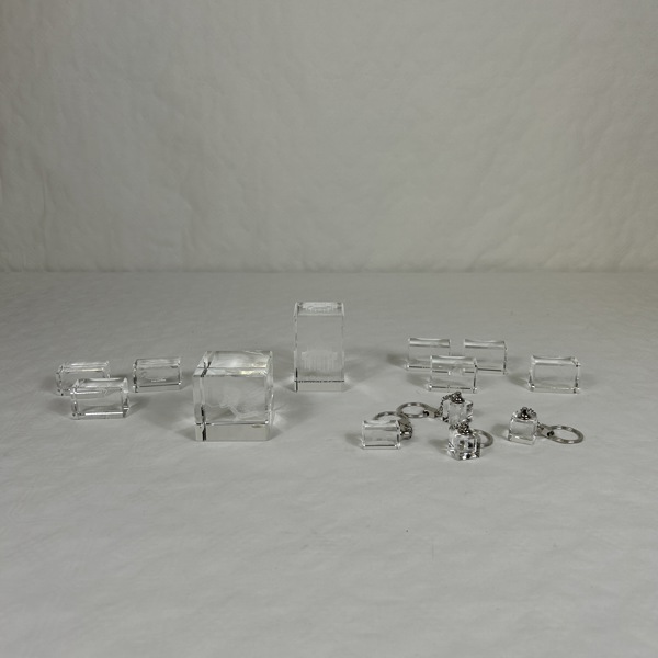 Glasskulpturer, kristall.