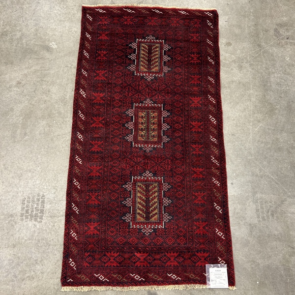 Matta, handknuten, Persisk Balutch.