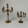 Kandelabrar, 2st, mässing, 1900-tal.