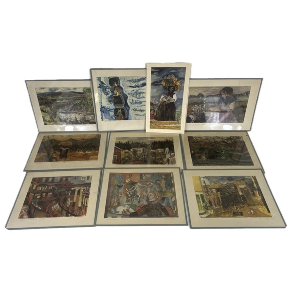 Sven X:et Erixson. Tavlor, 10st, tryck.