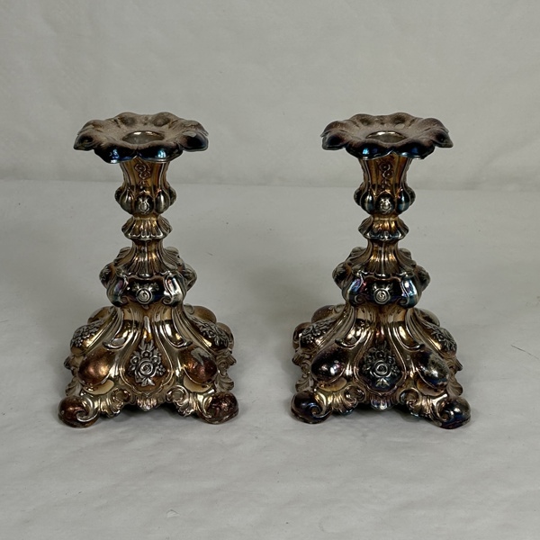 Ljusstakar ett par, barockstil, 1900-tal.