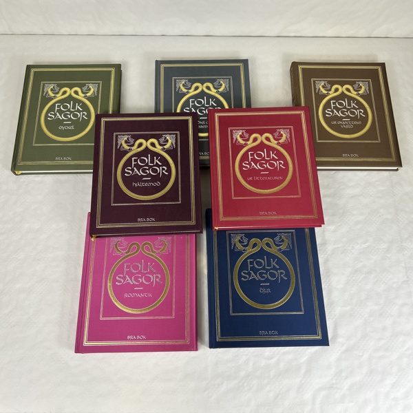 Böcker, 7st, "Folksagor".