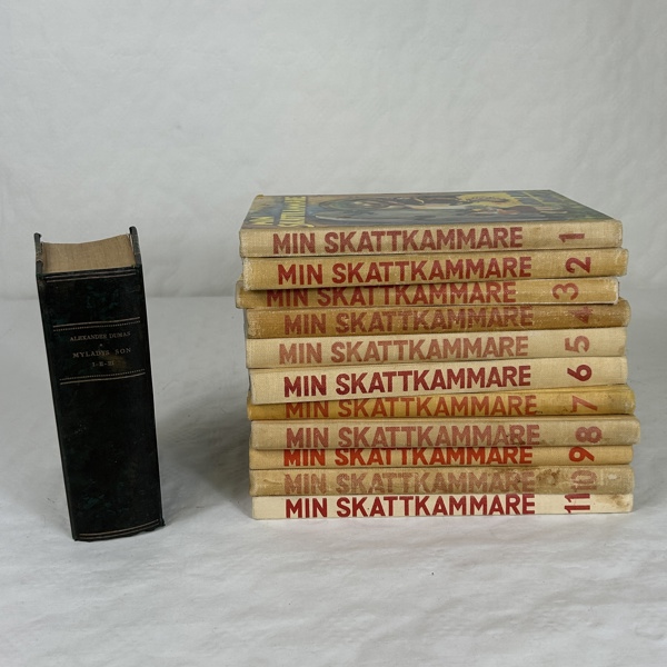 Böcker, 11+1 delar, "Min skattkammare".