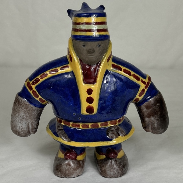 Taisto Kaasinen. Skulptur, "Same", Upsala Ekeby.