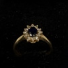 Ring, 18k guld med diamanter.