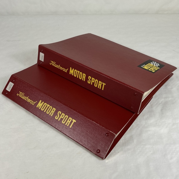 Pärmar med tidningar, 2st, "Illustrerad Motor Sport", 1960-tal.