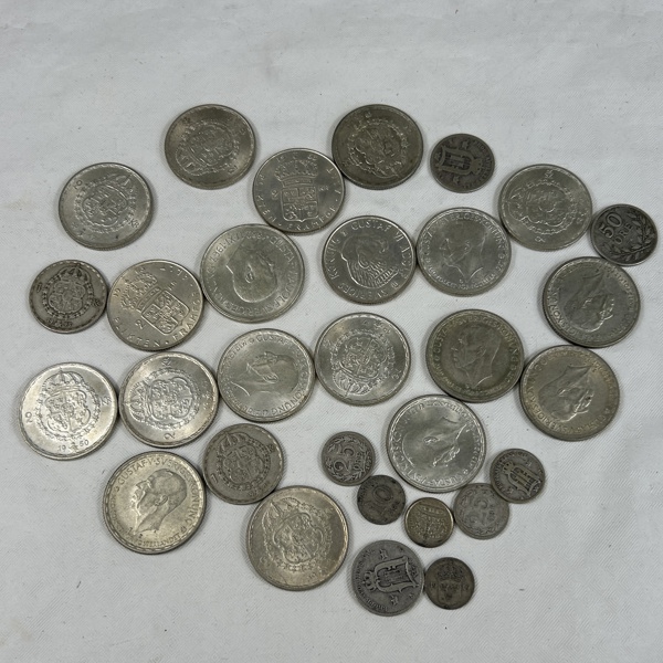 Mynt, silver, 40% och 60%.