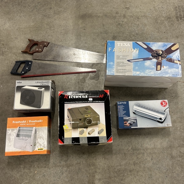 Diverse i förpackning m.m.