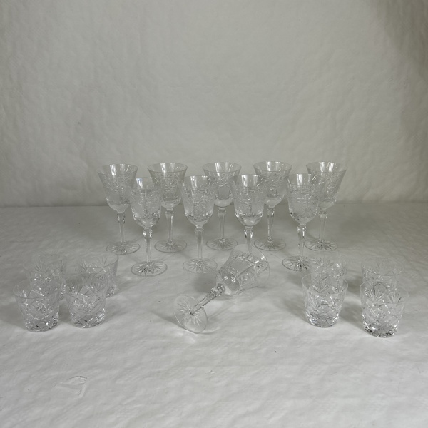 Selter- och vinglas, 18st.