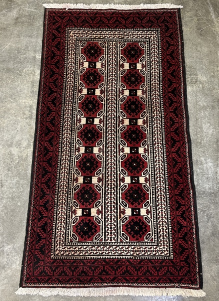 Matta, handknuten, Beluch.